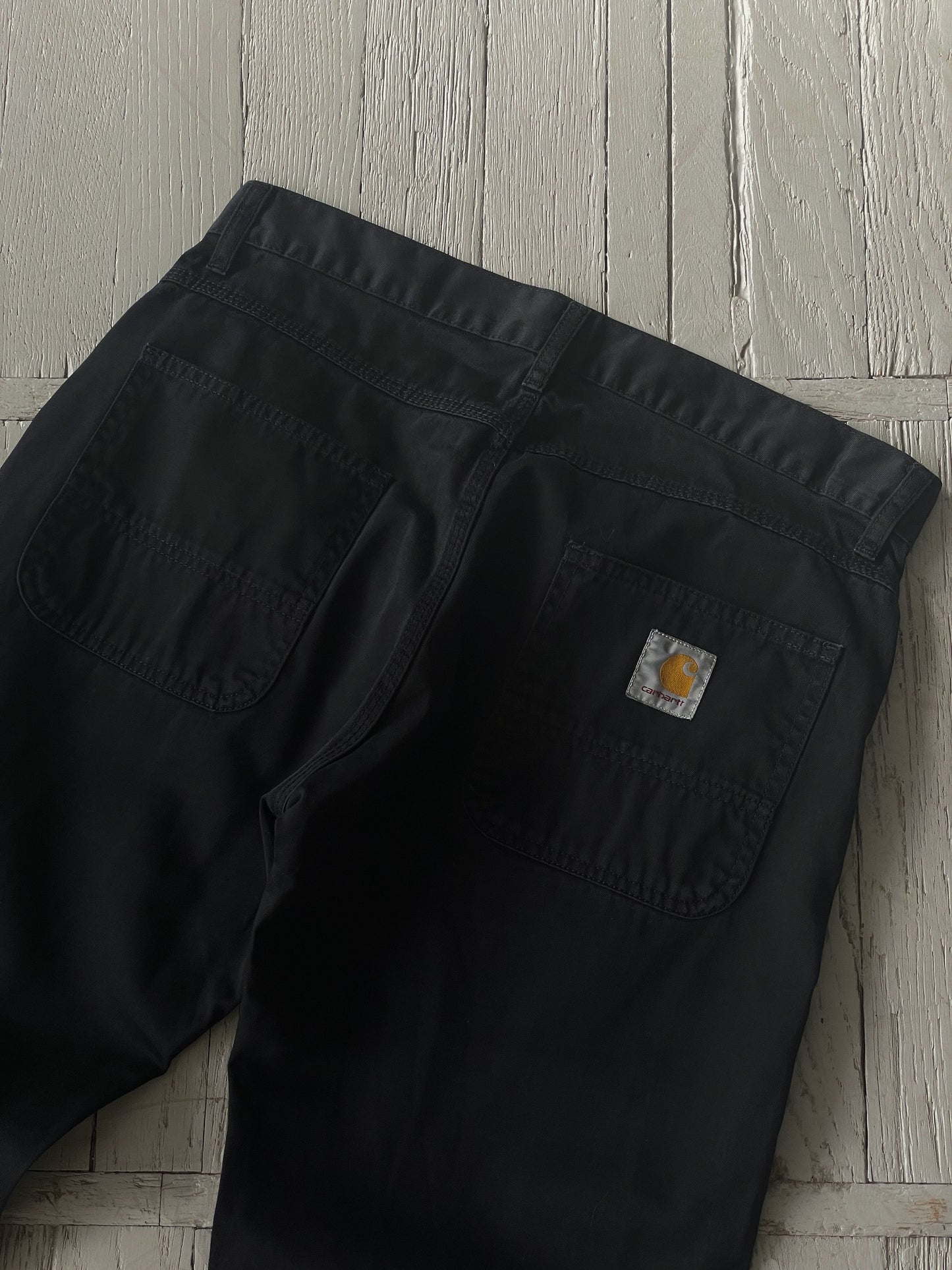 33x32 Vintage Carhartt Skill Work Pants Black