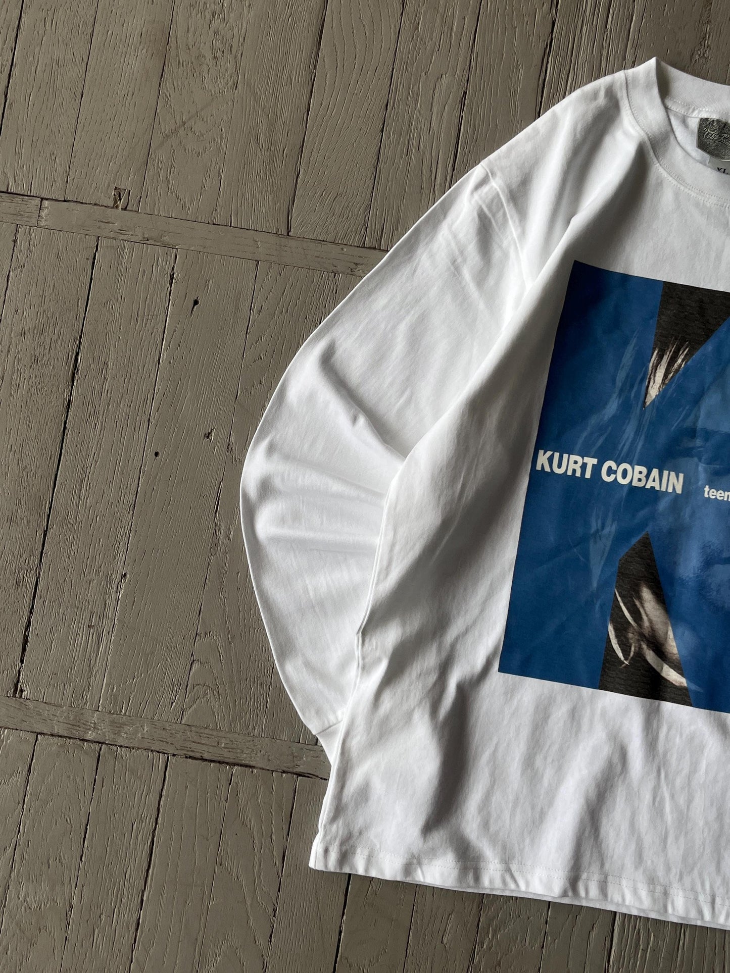 XL Vintage Kurt Cobain Long Sleeve Tee Shirt