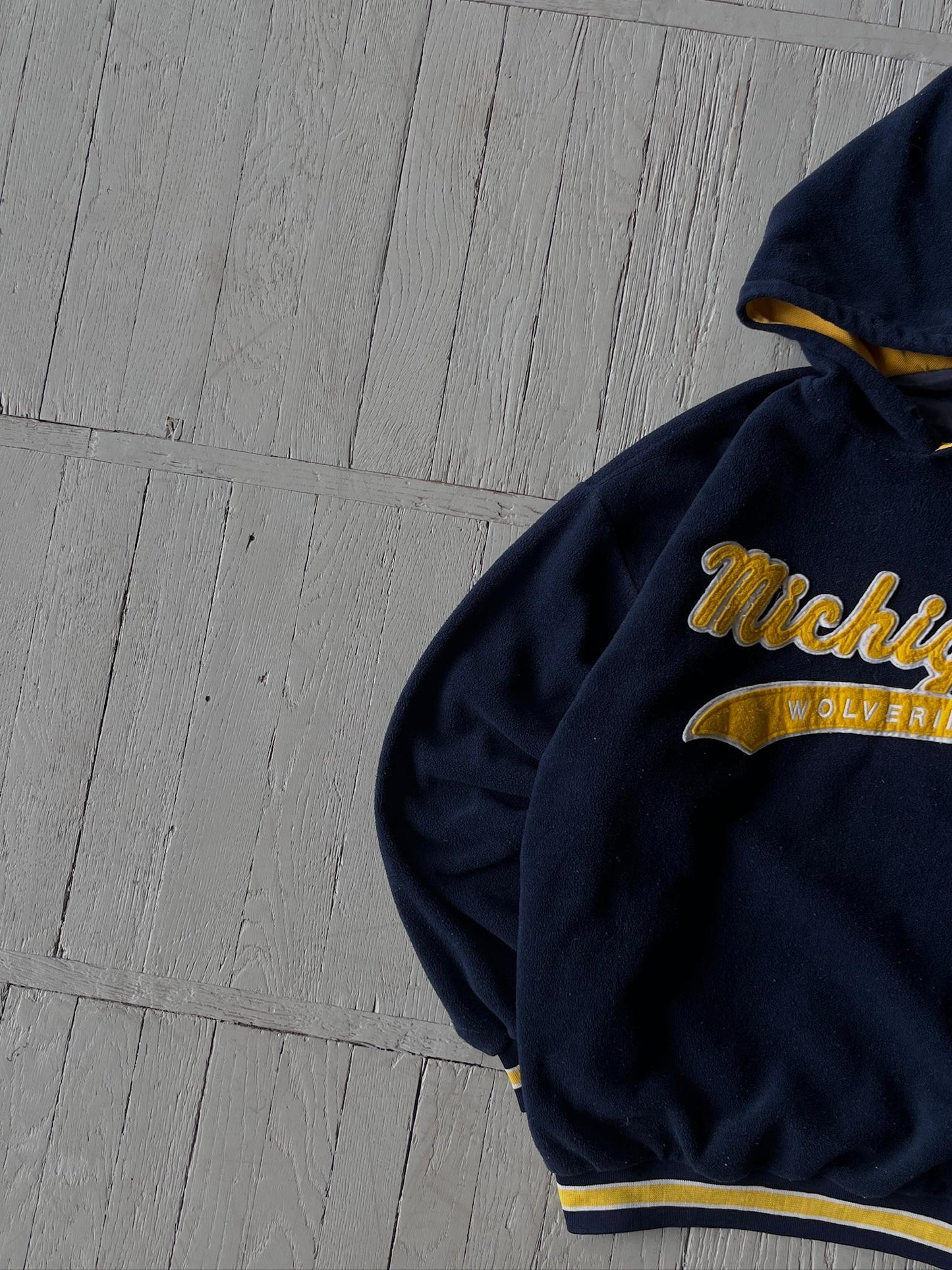 Vintage Michigan Fleece Hooded Sweatshirt