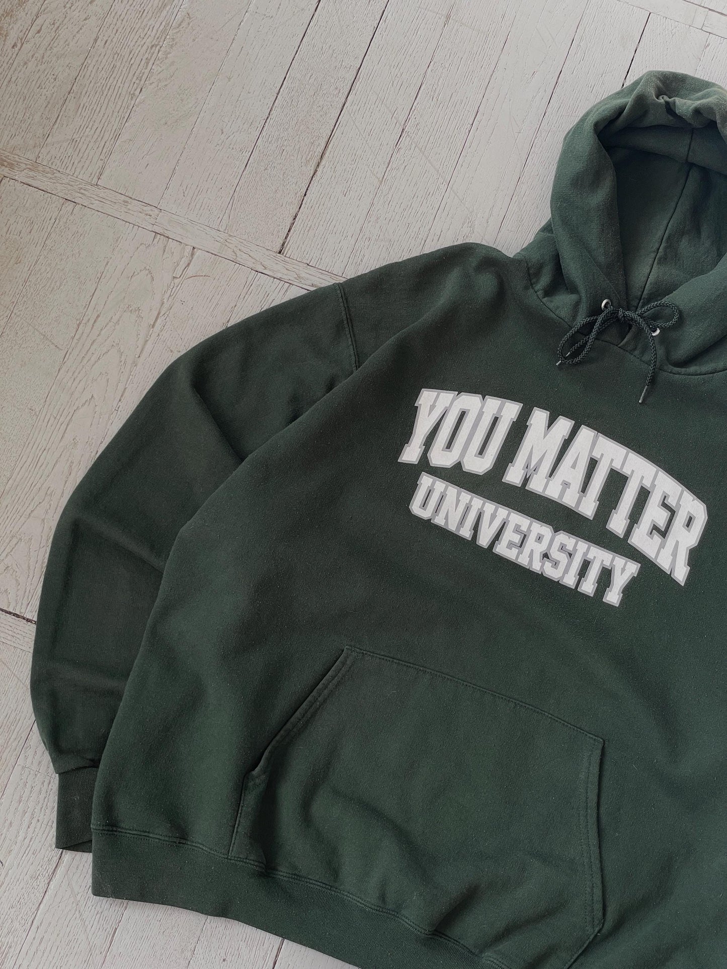 XXL Vintage Champions You Matter University Hooded Sweatshirt