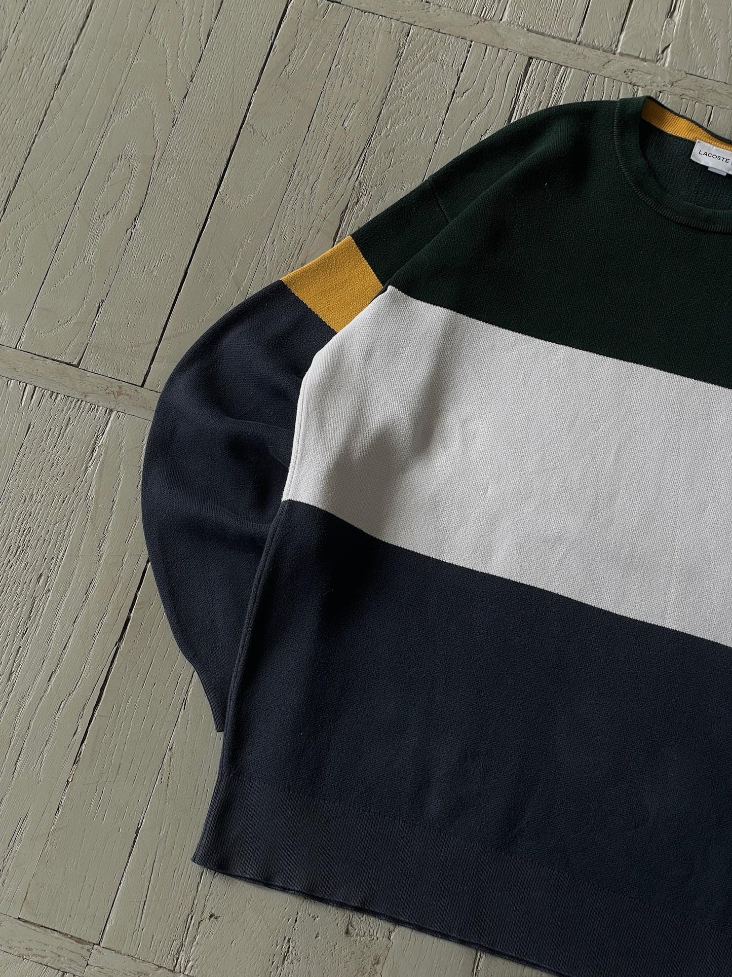 L Vintage Lacoste Logo Crewneck Sweatshirt