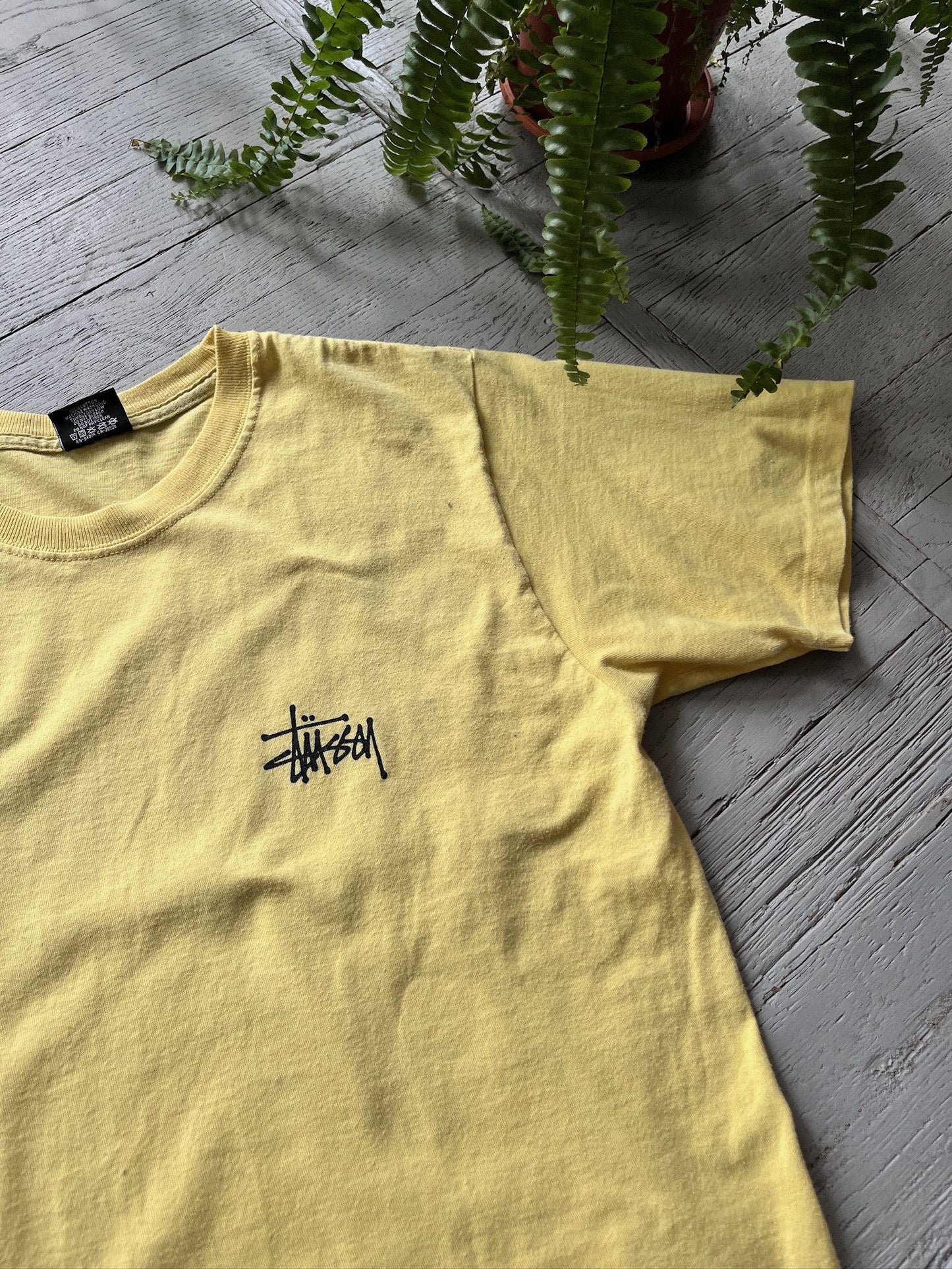 Вінтажна футболка з логотипом Stussy