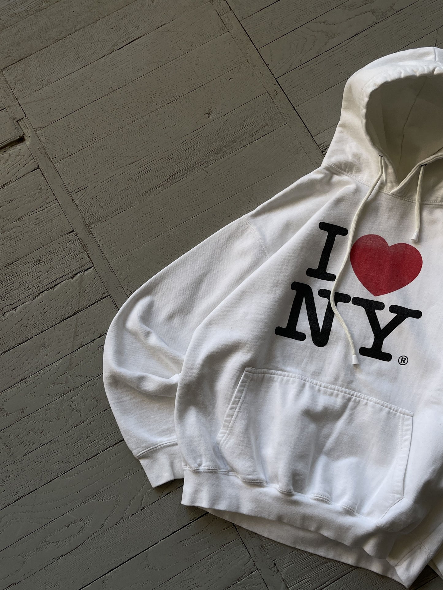 M Vintage I Love NY Hooded Sweatshirt