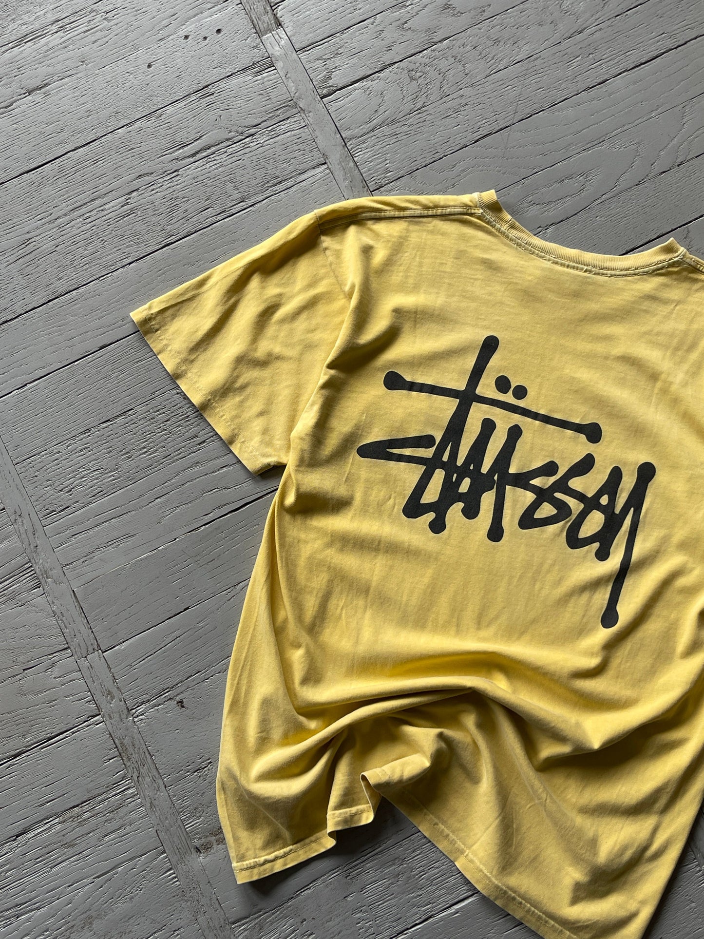 Вінтажна футболка з логотипом Stussy