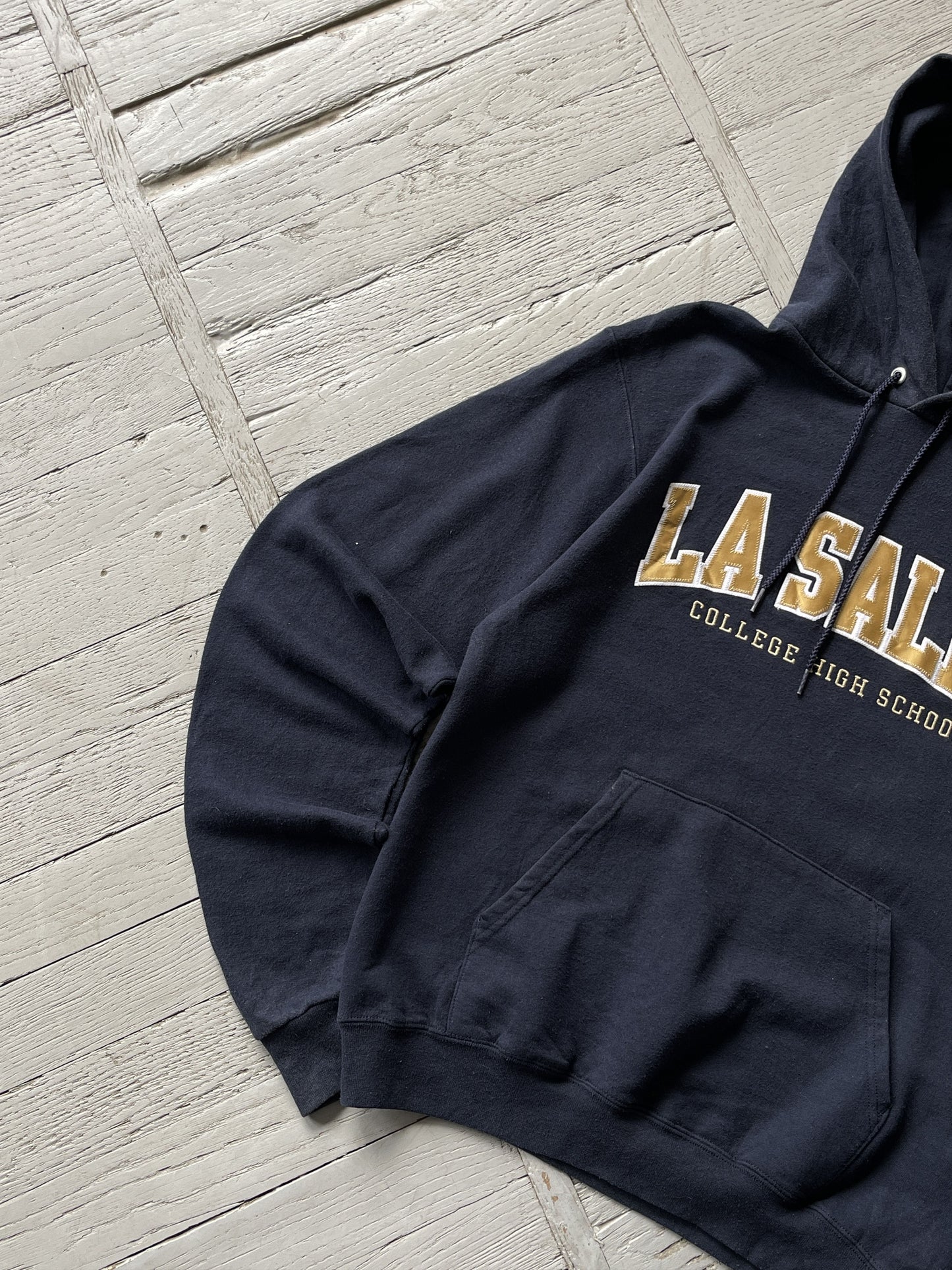 S Vintage Champion La Salle University Hooded Sweatshirt