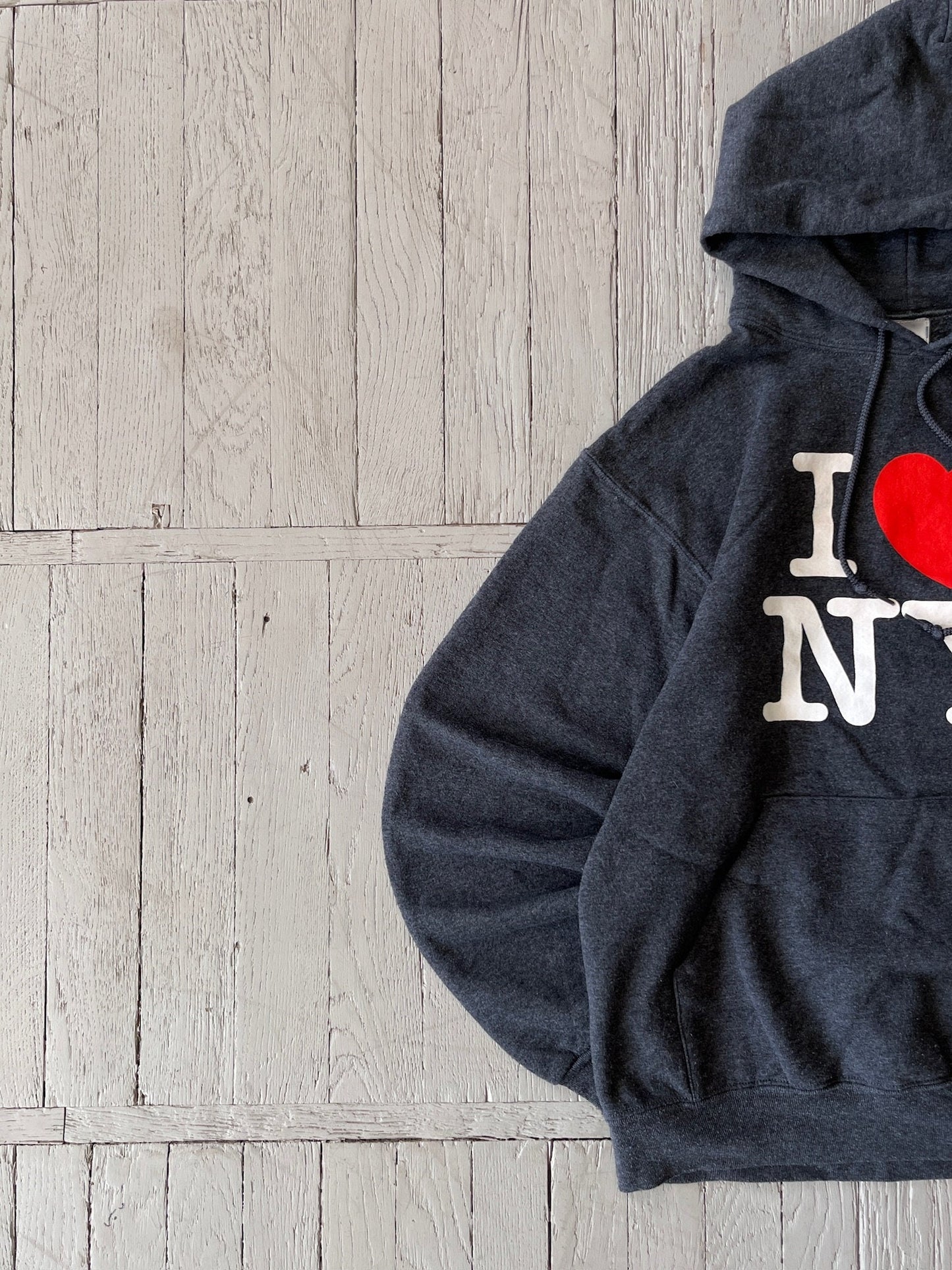 M Vintage I Love NY Hooded Sweatshirt