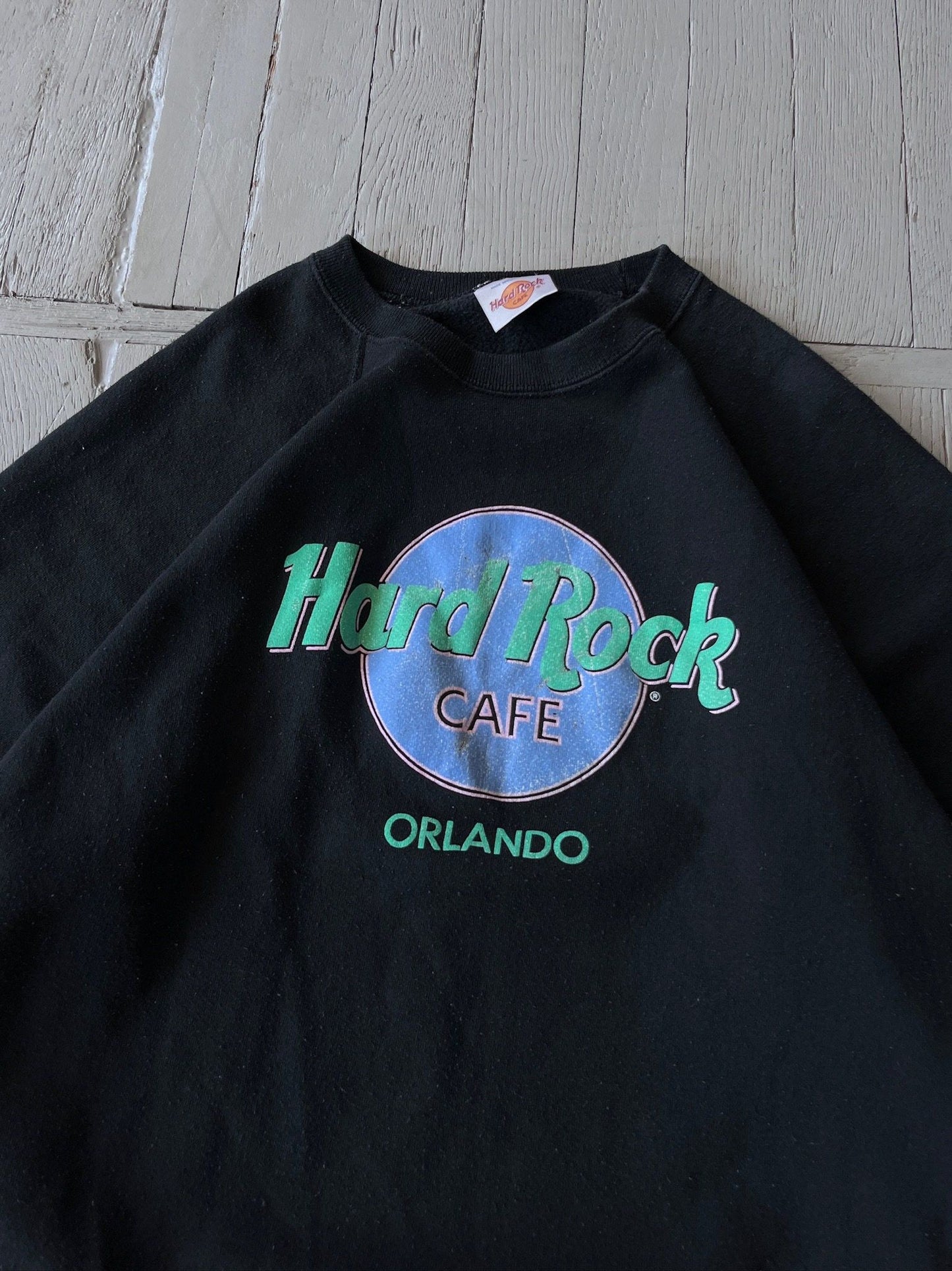 XL Vintage 90s Hard Rock Cafe Orlando Crewneck Sweatshirt