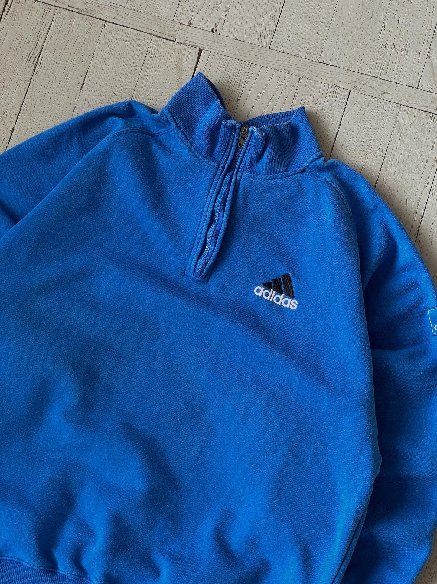 M Vintage Adidas 1/4 Zip Pullover Sweatshirt