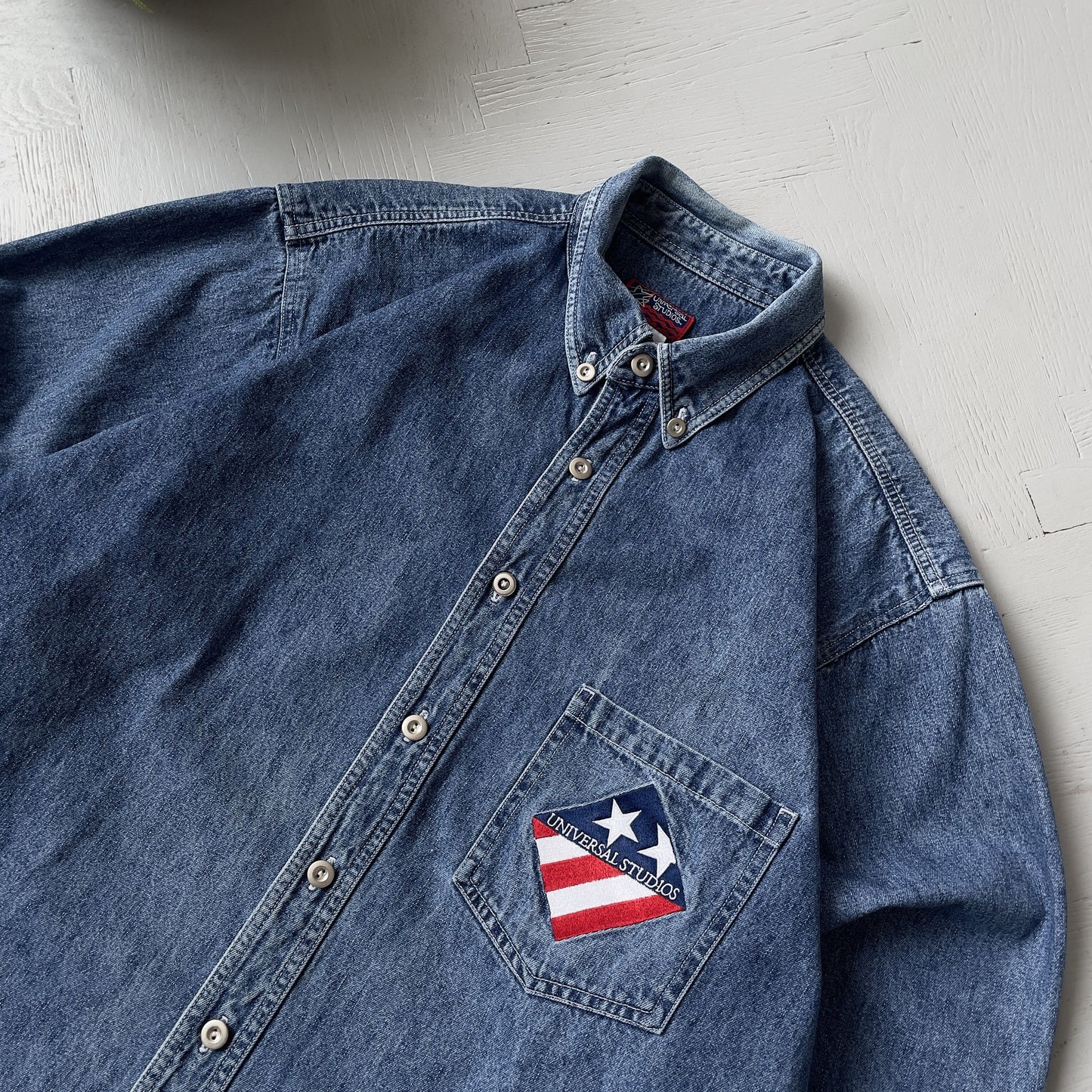 L Vintage Universal Studios Denim Overshirt