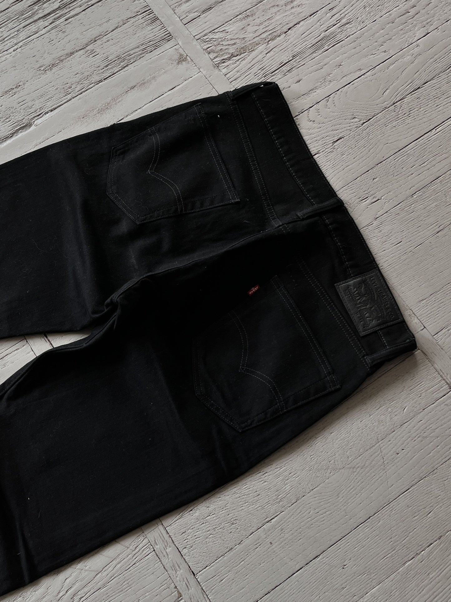 34x34 Vintage 90s Levi's 502 Black Denim Jeans