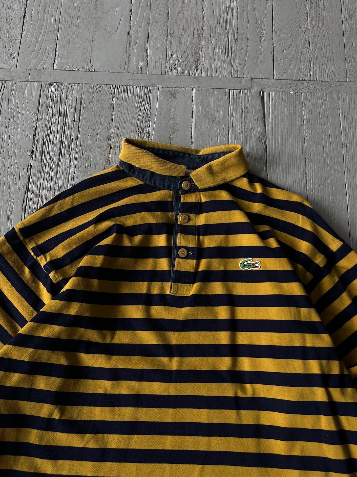 6 Vintage Lacoste Striped Rugby Shirt