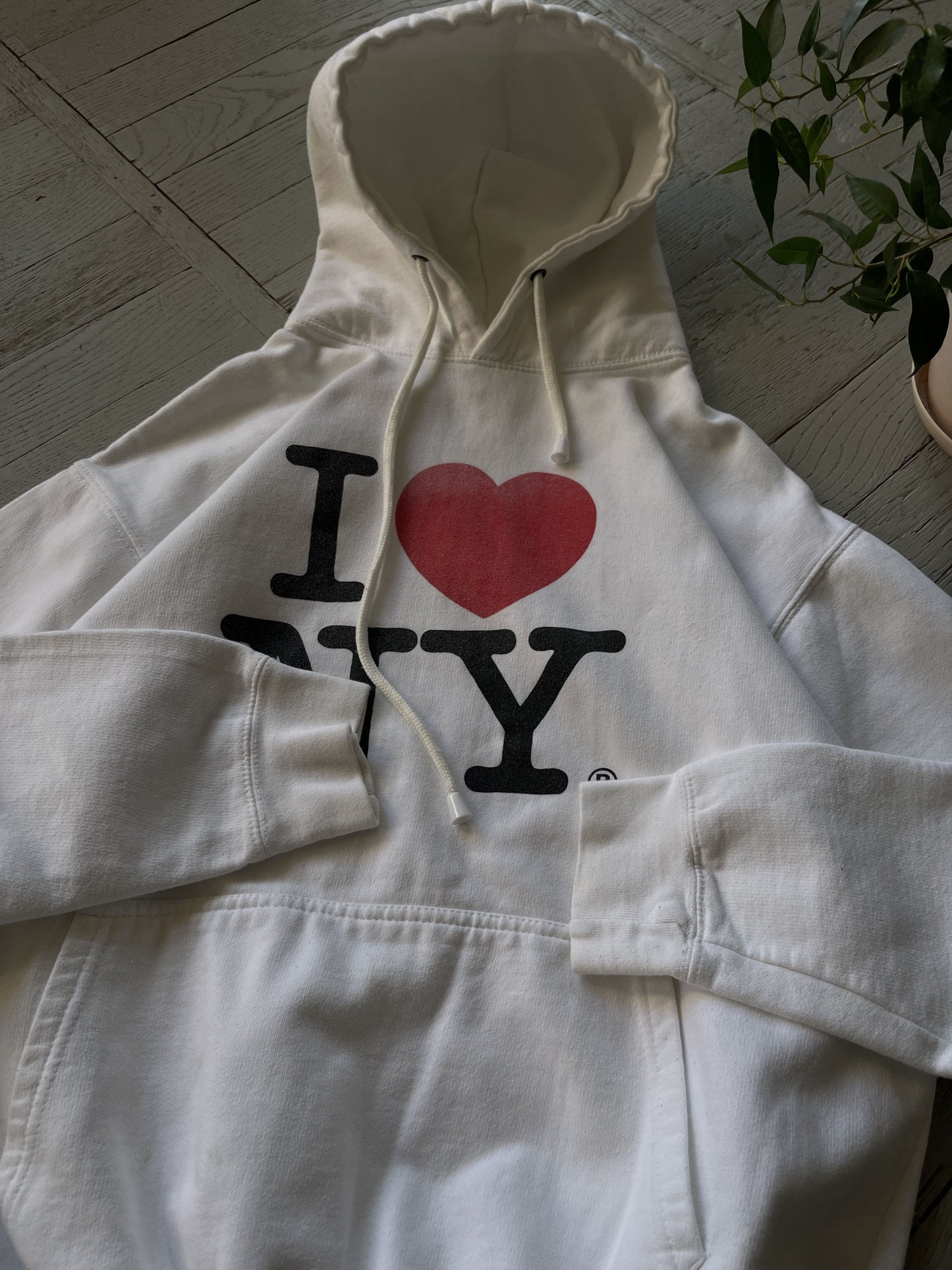 M Vintage I Love NY Hooded Sweatshirt