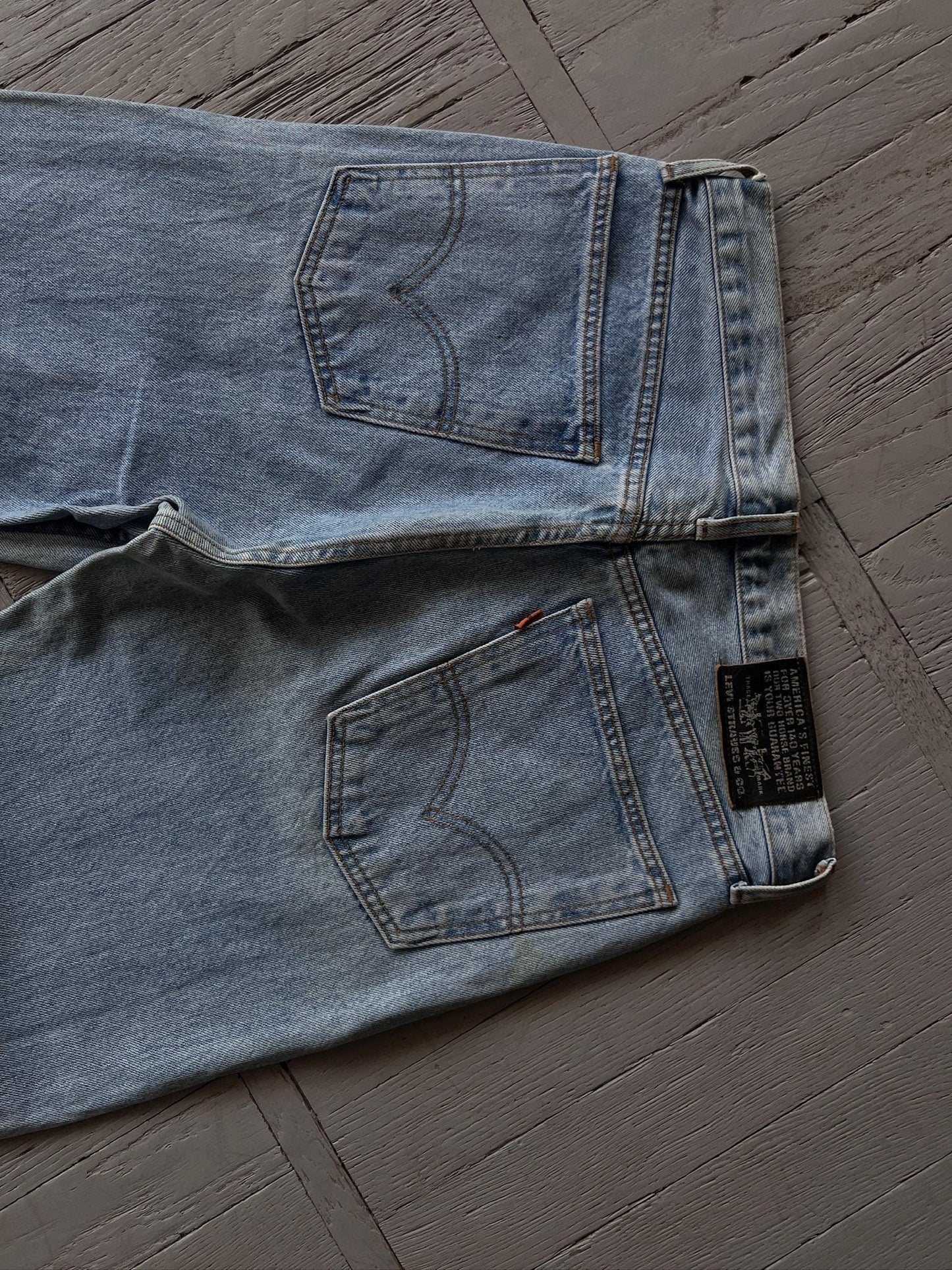 Vintage 90s Levi's 615 Washed Blue Denim Jeans