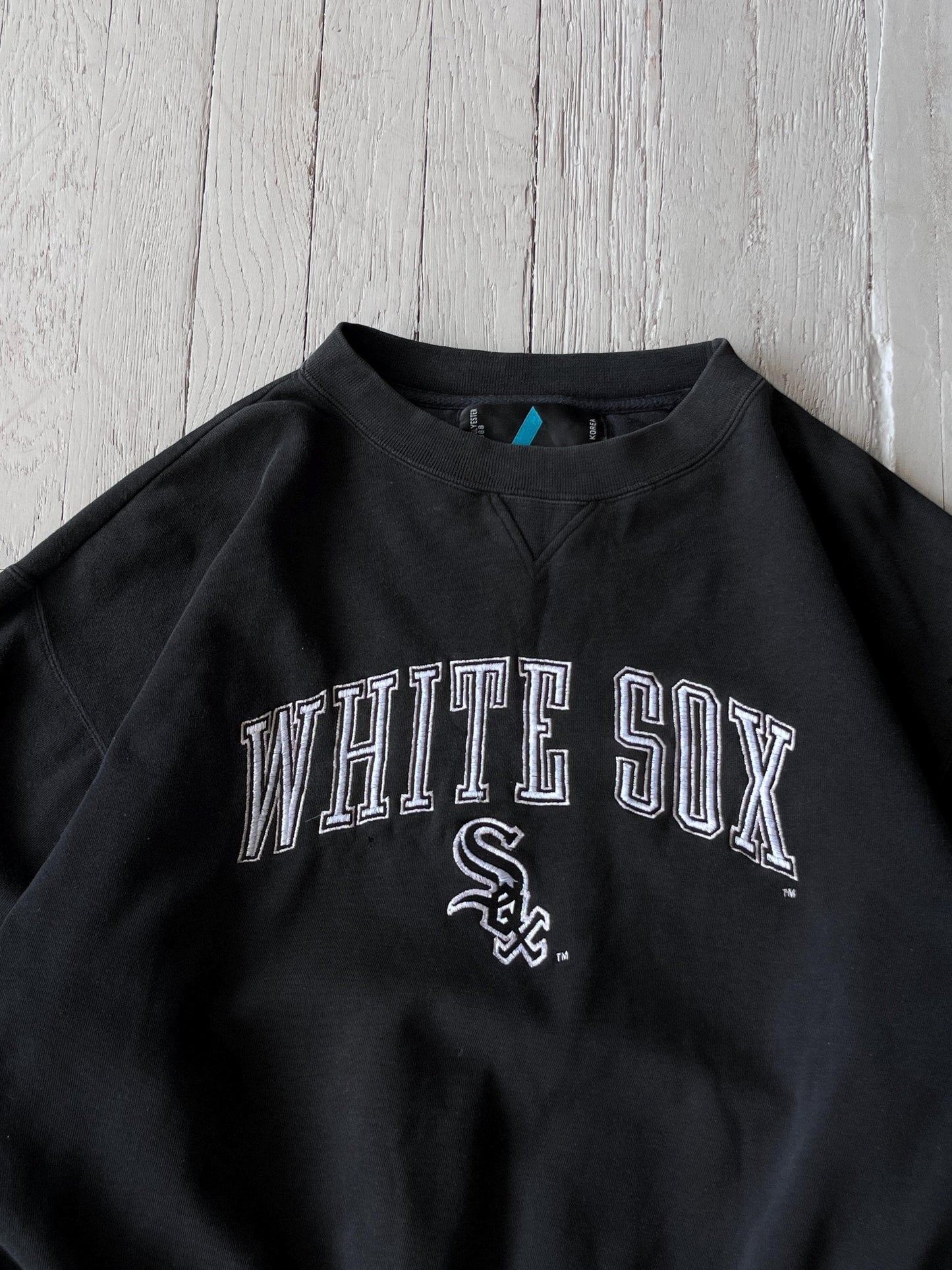 L Vintage 90s White Sox Baseball Team Crewneck Sweatshirt