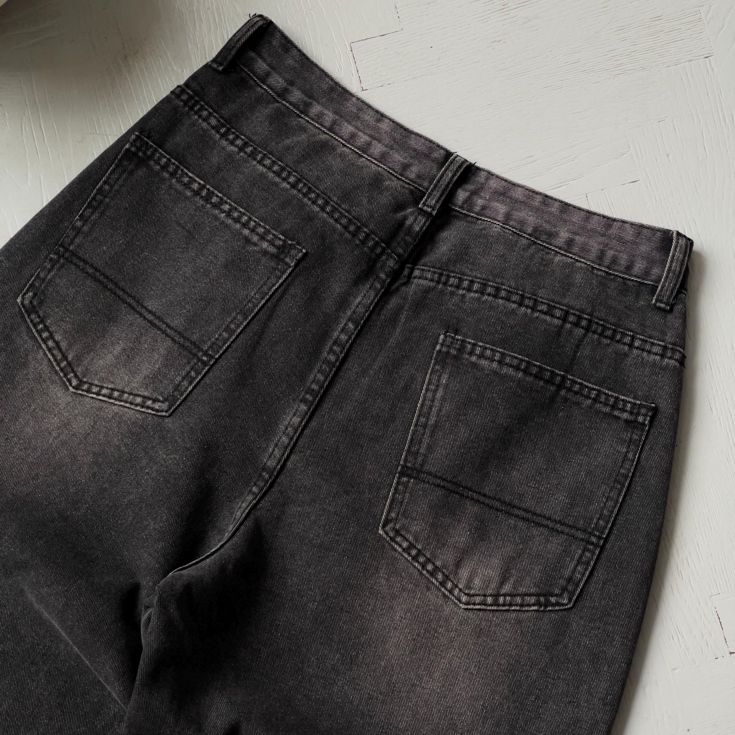 30 Double Knee Relaxed Fit Denim Pants