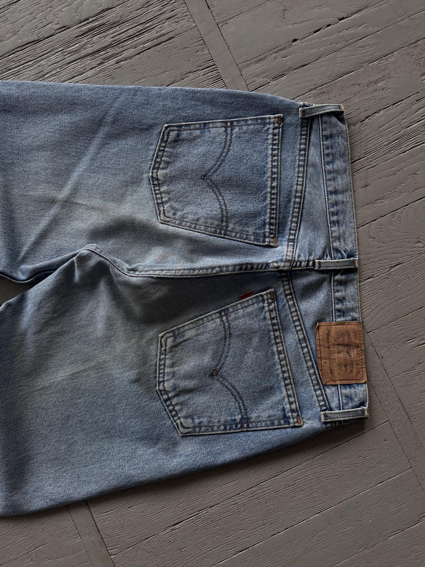 Vintage 90s Levi's 615 Washed Blue Denim Jeans