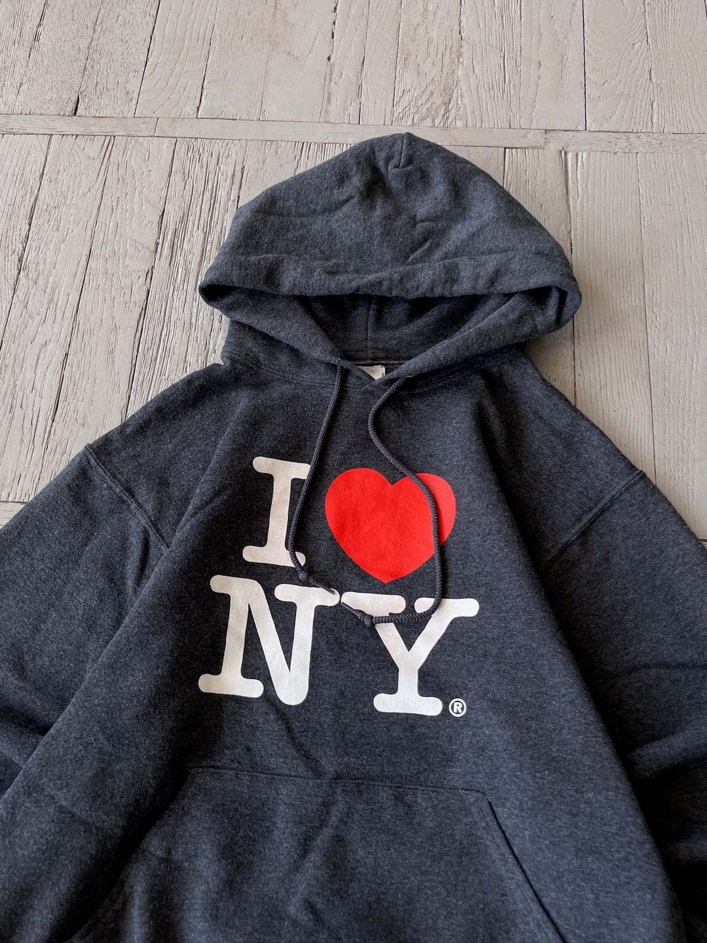 M Vintage I Love NY Hooded Sweatshirt