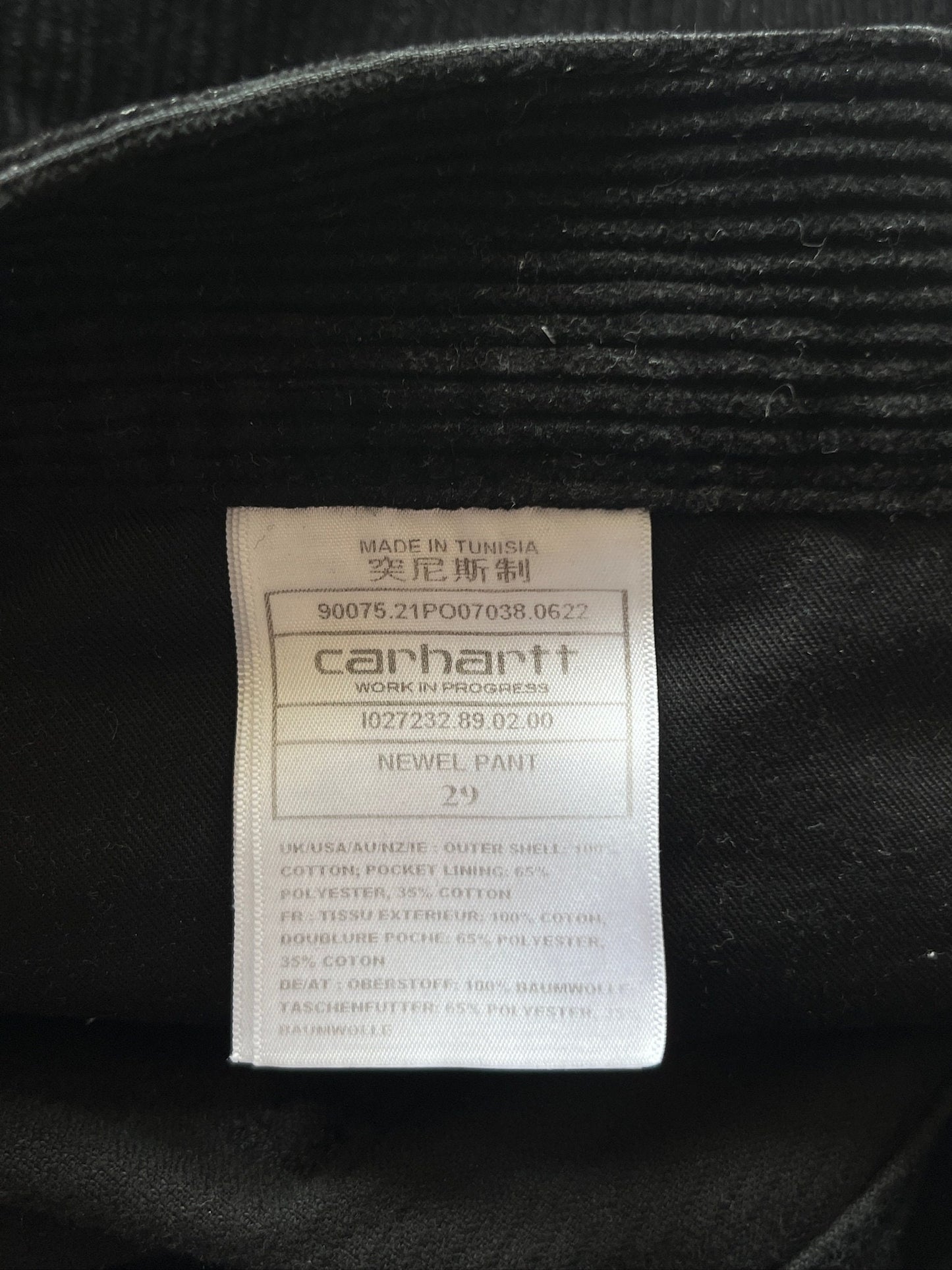 29 Carhartt WIP Newel Corduroy Regular Fit Work Pants