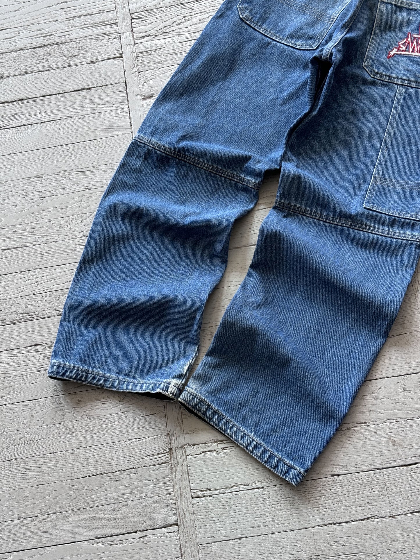 L Vintage Baggy Denim Work Jeans