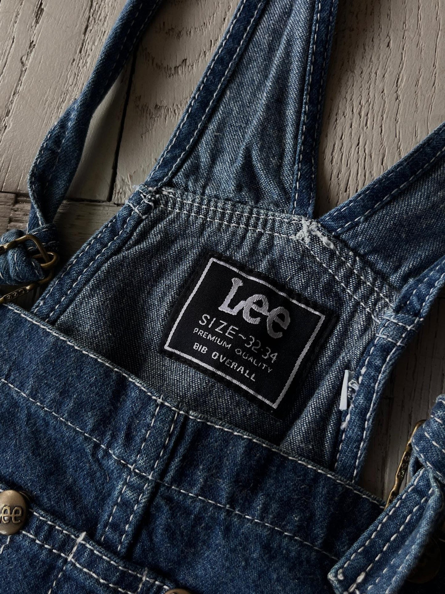 Vintage 90's Lee Denim Bib Overall