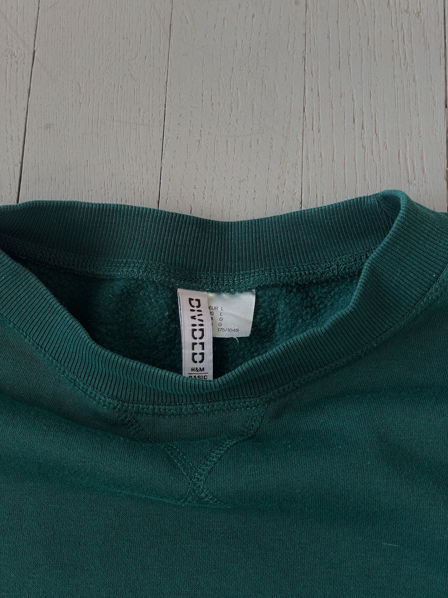 L Oversized Basic Crewneck Sweatshirt