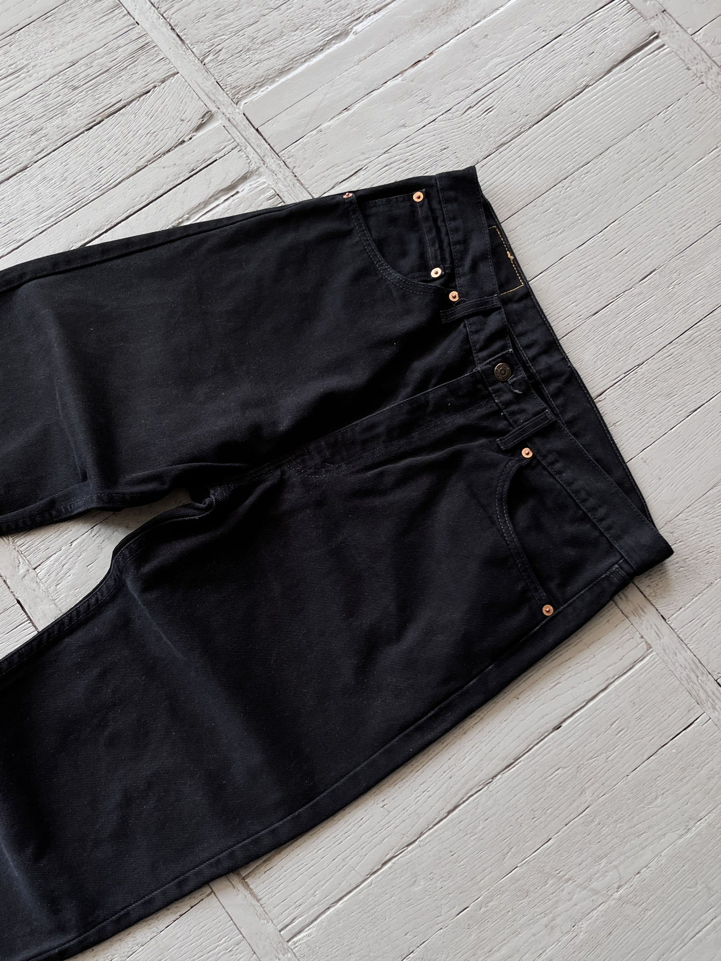 Vintage 90s Levi's 521 Black Denim Jeans