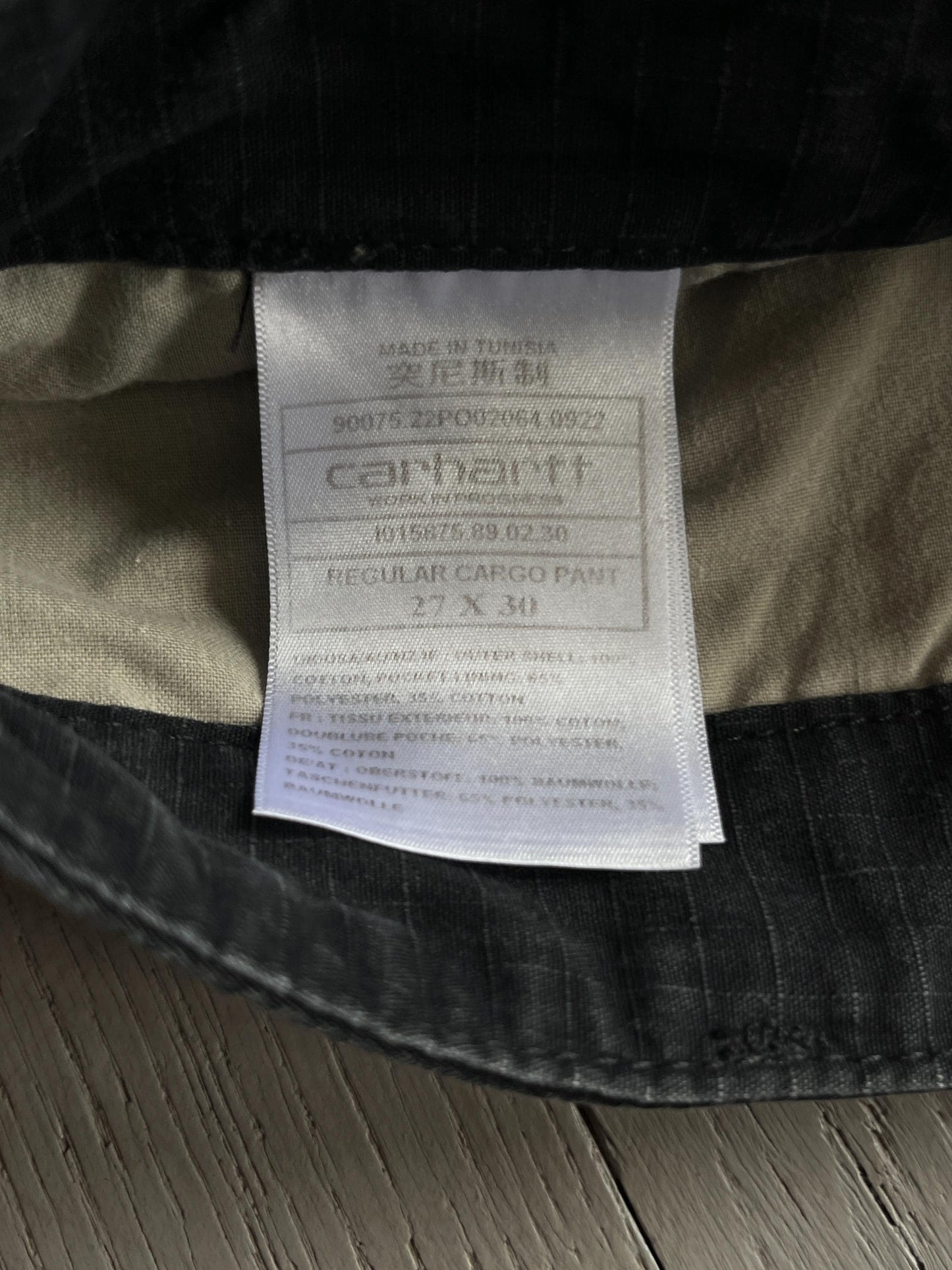 27x30 Carhartt WIP Regular Fit Cargo Pants