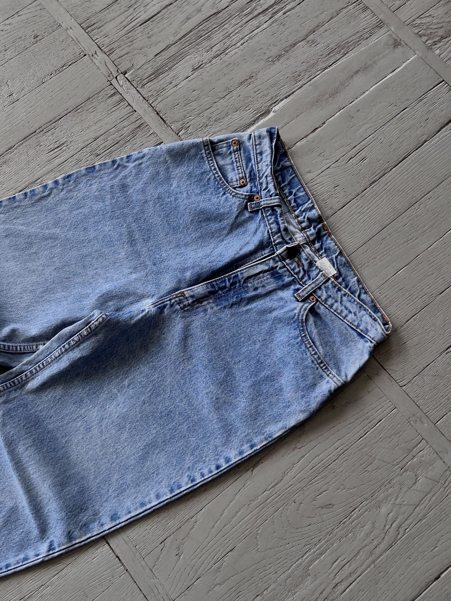 M Vintage 90s Levi's 512 Washed Blue Denim Jeans