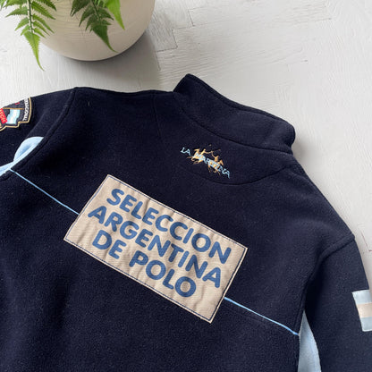 L Vintage La Martian  1/4 Zip Fleece Jacket