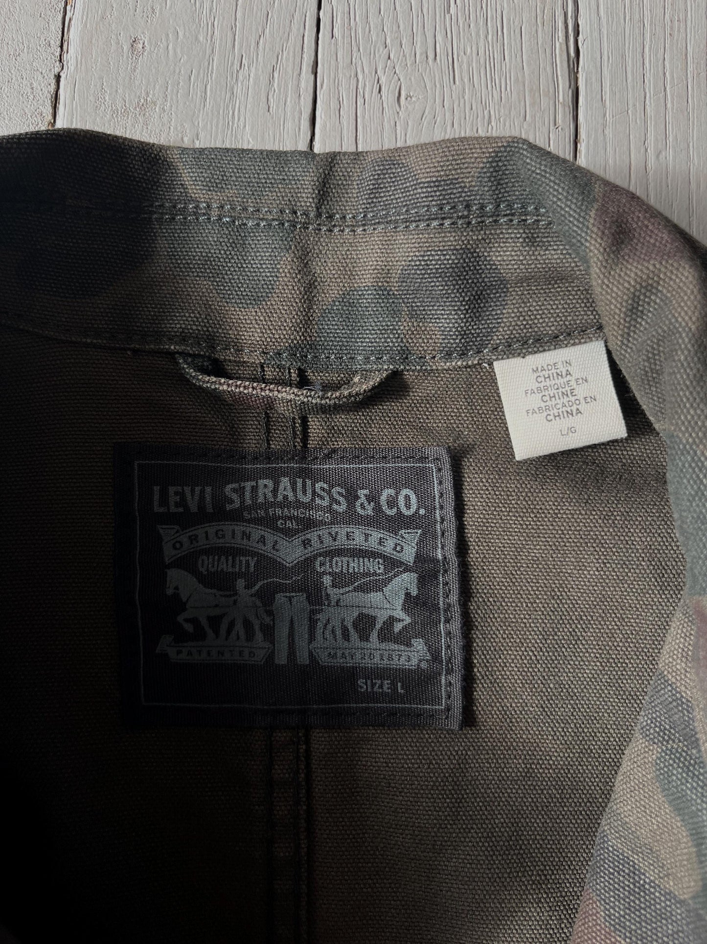 Vintage Levi's Camo Denim Jacket