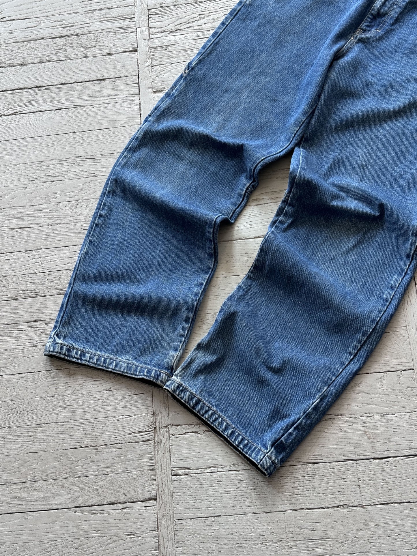 L Vintage Baggy Denim Work Jeans