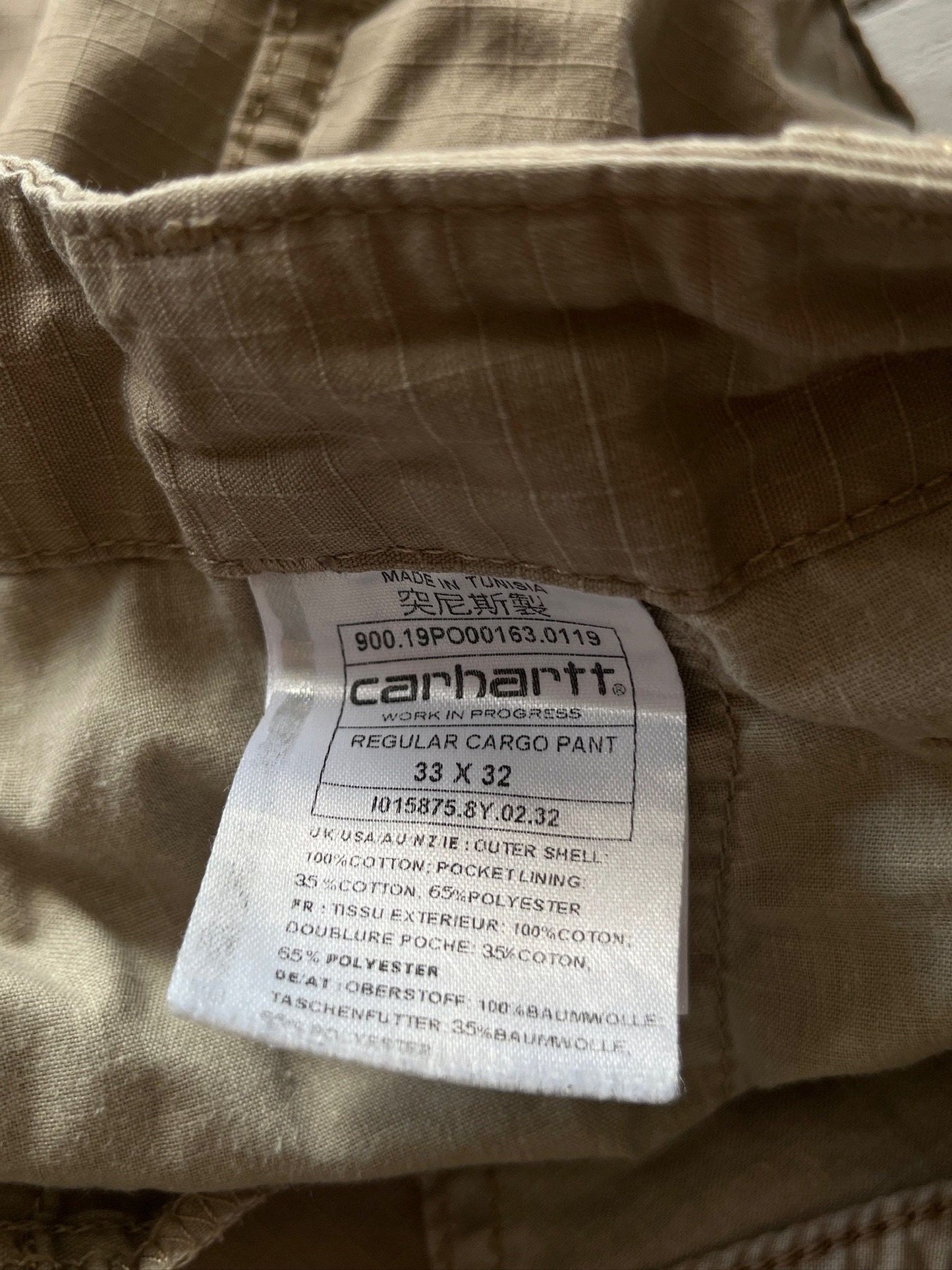 Carhartt WIP Regular Fit Straight Leg Cargo Pants