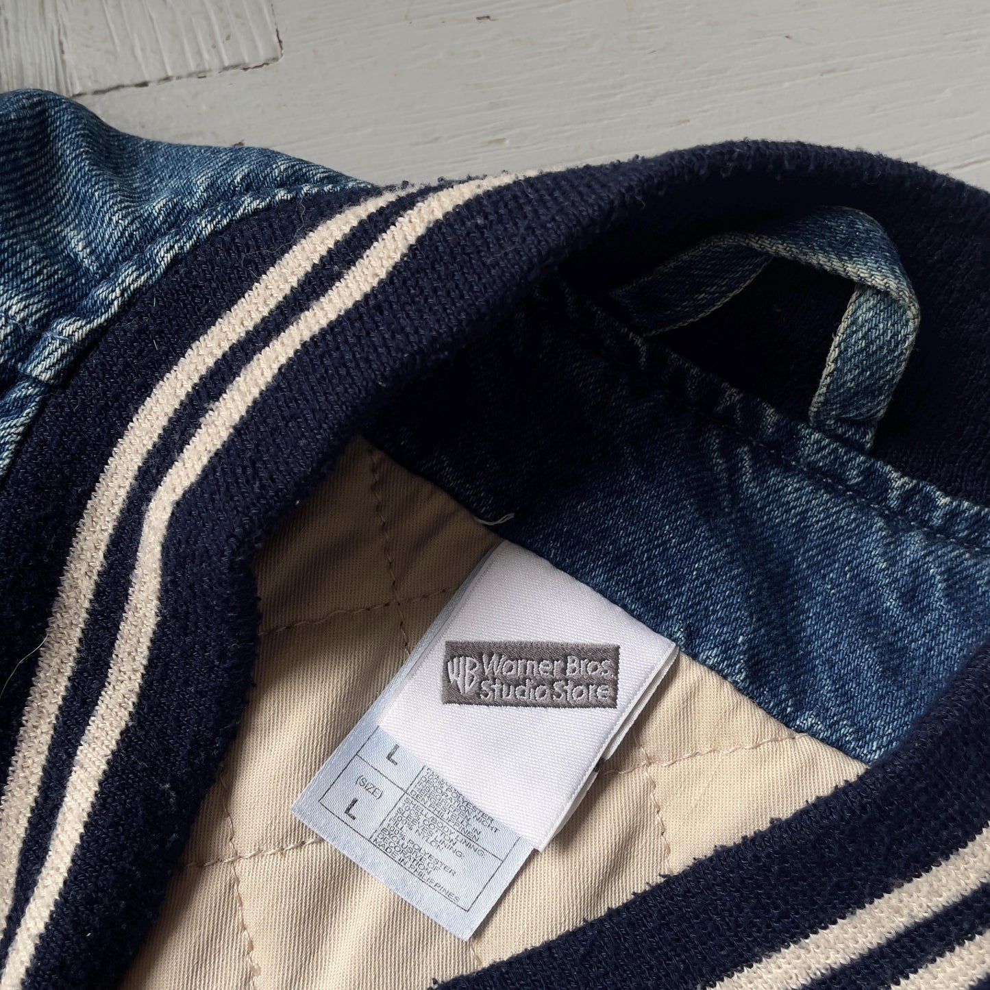L Vintage Warner Bros. Bomber Jacket