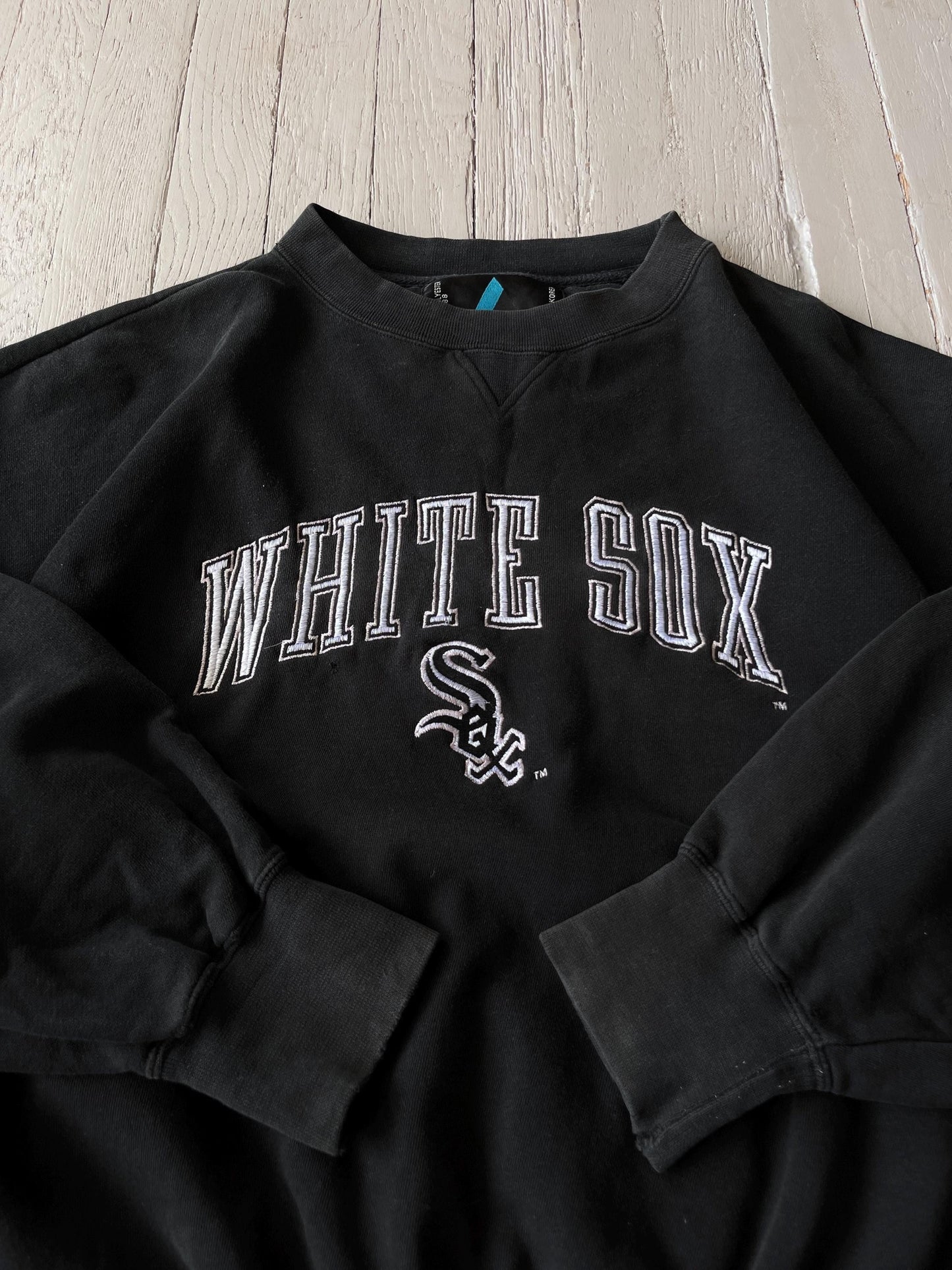 L Vintage 90s White Sox Baseball Team Crewneck Sweatshirt