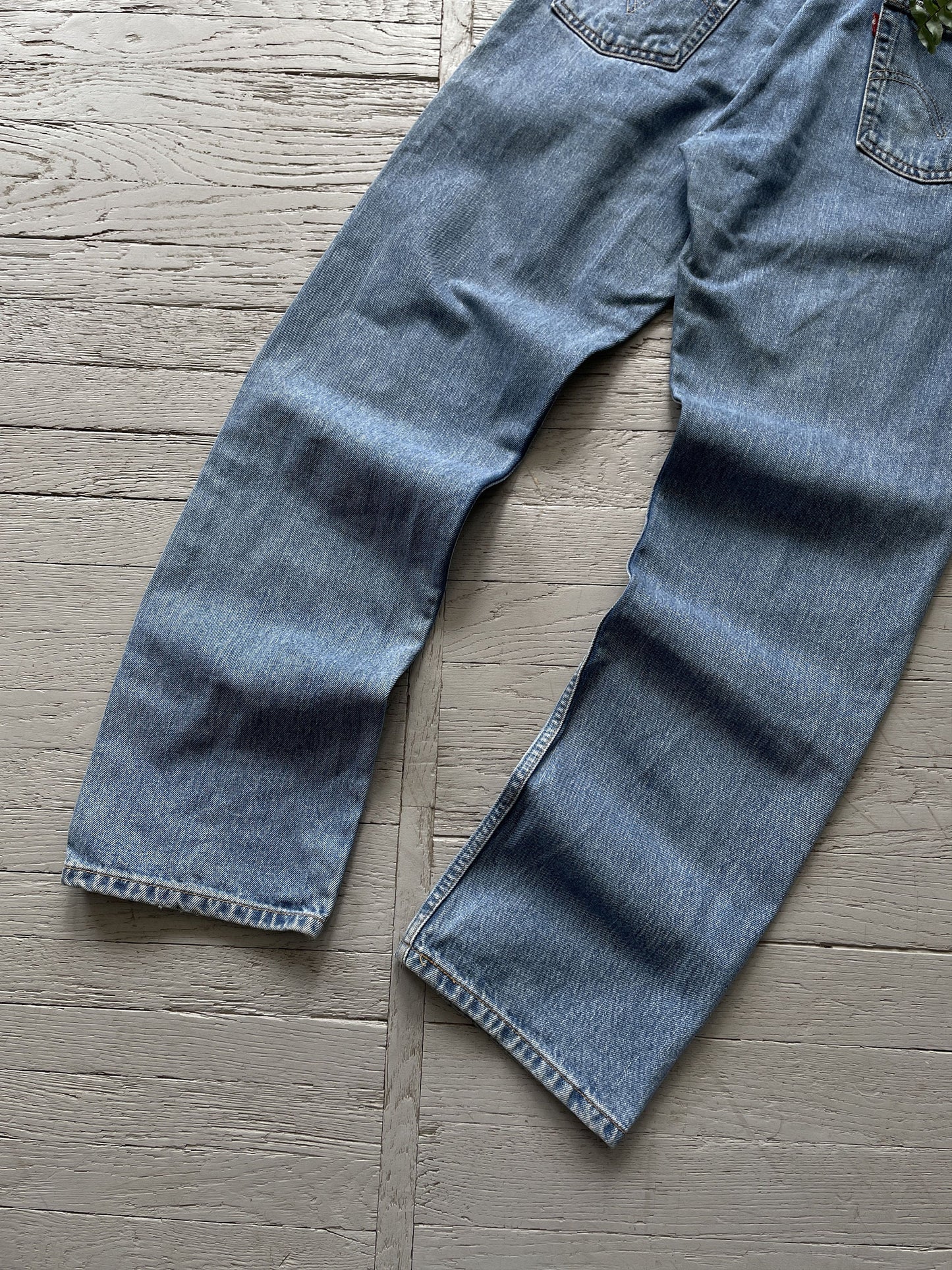 Vintage 90s Levi's 505 Washed Blue Denim Jeans