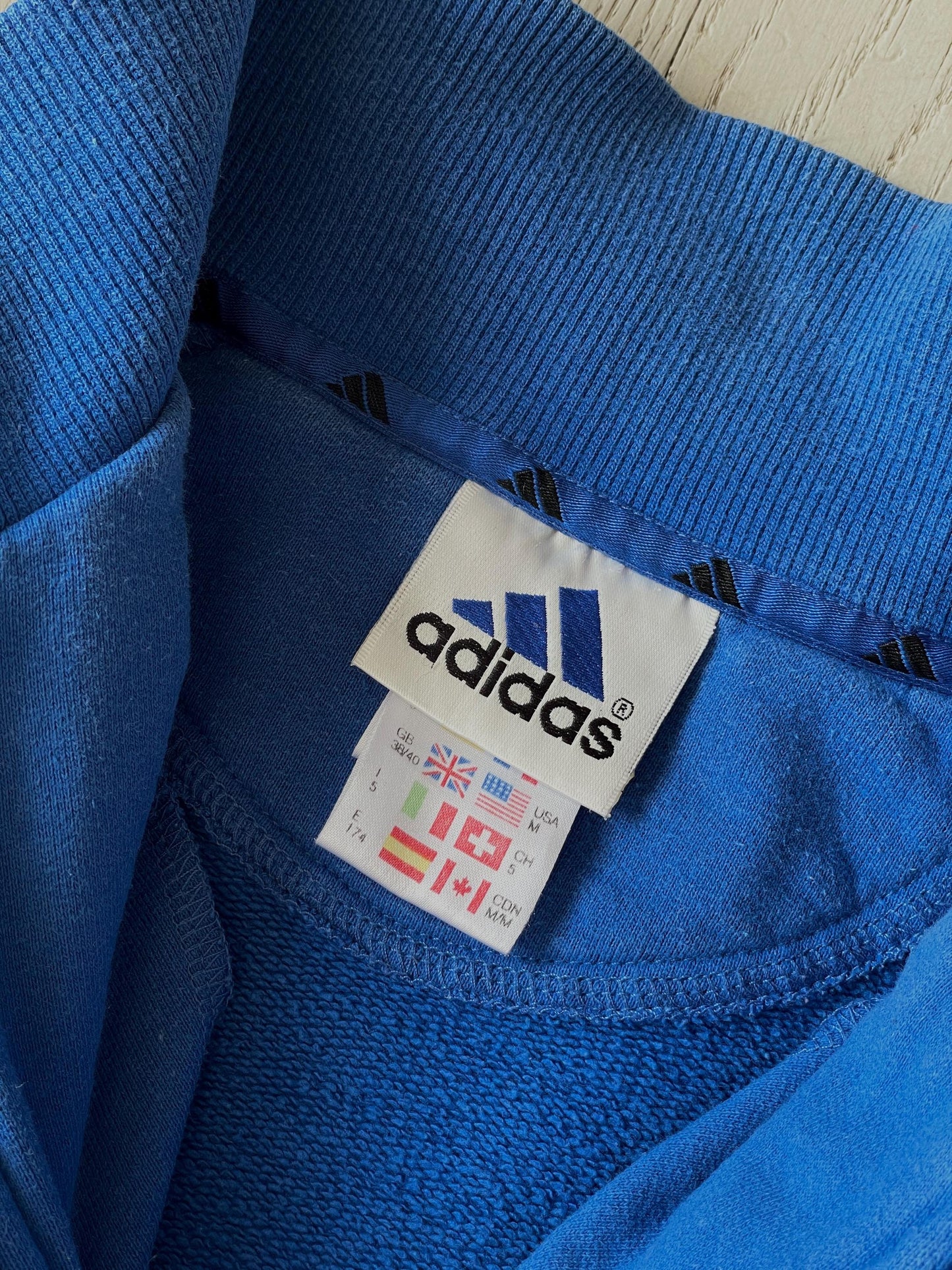 M Vintage Adidas 1/4 Zip Pullover Sweatshirt