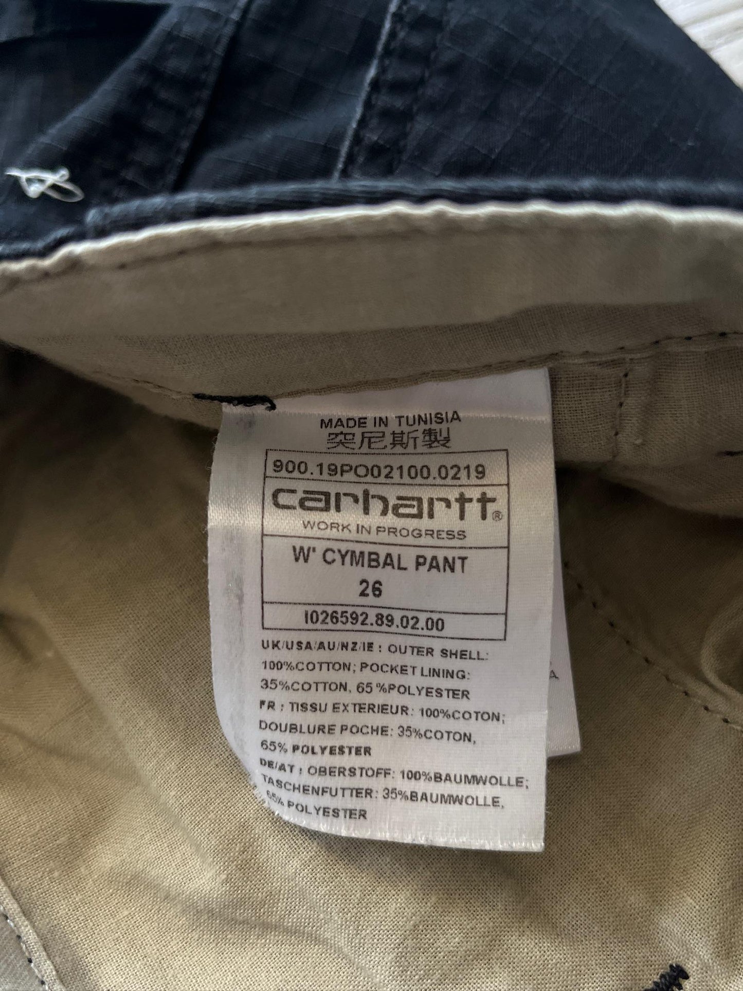 26 Carhartt WIP Cymbal Cargo Pants