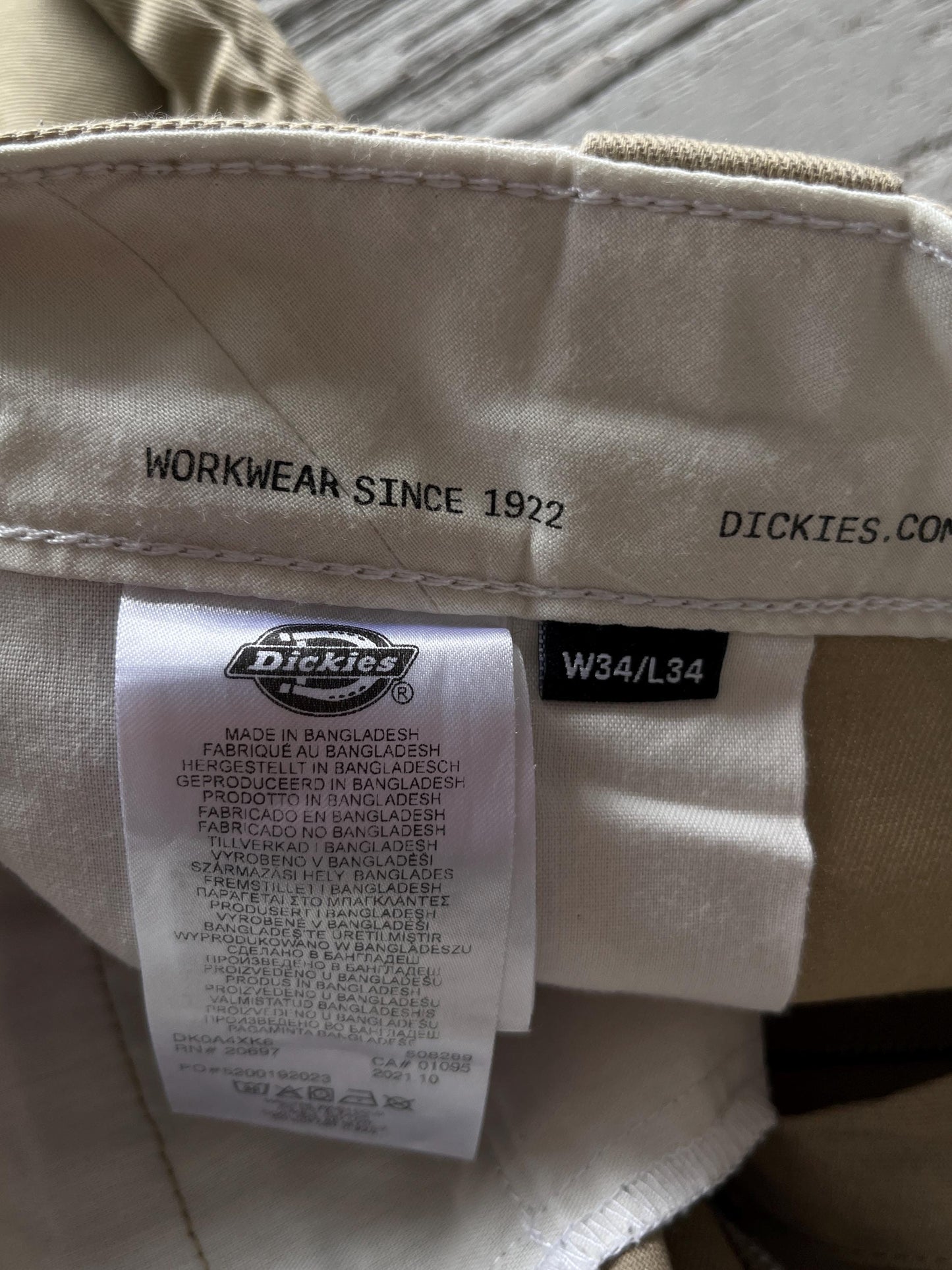 34x34 Vintage Dickies 874 OG Fit Work Pants